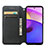 Leather Case Stands Fashionable Pattern Flip Cover Holder S02D for Motorola Moto E40