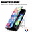 Leather Case Stands Fashionable Pattern Flip Cover Holder S02D for Motorola Moto Edge 20 5G