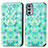 Leather Case Stands Fashionable Pattern Flip Cover Holder S02D for Motorola Moto Edge Lite 5G