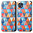 Leather Case Stands Fashionable Pattern Flip Cover Holder S02D for Motorola Moto G50 5G