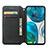 Leather Case Stands Fashionable Pattern Flip Cover Holder S02D for Motorola MOTO G52