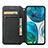 Leather Case Stands Fashionable Pattern Flip Cover Holder S02D for Motorola Moto G52j 5G