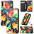 Leather Case Stands Fashionable Pattern Flip Cover Holder S02D for Samsung Galaxy A50