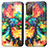 Leather Case Stands Fashionable Pattern Flip Cover Holder S02D for Samsung Galaxy S20 Lite 5G Mixed