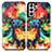 Leather Case Stands Fashionable Pattern Flip Cover Holder S02D for Samsung Galaxy S21 Plus 5G