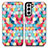 Leather Case Stands Fashionable Pattern Flip Cover Holder S02D for Samsung Galaxy S22 Plus 5G