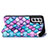 Leather Case Stands Fashionable Pattern Flip Cover Holder S02D for Samsung Galaxy S22 Plus 5G