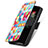 Leather Case Stands Fashionable Pattern Flip Cover Holder S02D for Samsung Galaxy Z Fold4 5G