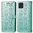 Leather Case Stands Fashionable Pattern Flip Cover Holder S03D for Google Pixel 4 XL Green