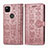 Leather Case Stands Fashionable Pattern Flip Cover Holder S03D for Google Pixel 4a