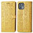 Leather Case Stands Fashionable Pattern Flip Cover Holder S03D for Motorola Moto Edge 20 Lite 5G