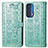 Leather Case Stands Fashionable Pattern Flip Cover Holder S03D for Motorola Moto Edge (2021) 5G