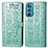 Leather Case Stands Fashionable Pattern Flip Cover Holder S03D for Motorola Moto Edge 30 5G