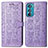 Leather Case Stands Fashionable Pattern Flip Cover Holder S03D for Motorola Moto Edge 30 5G