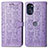 Leather Case Stands Fashionable Pattern Flip Cover Holder S03D for Motorola Moto G 5G (2022)