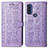 Leather Case Stands Fashionable Pattern Flip Cover Holder S03D for Motorola Moto G Pure