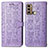 Leather Case Stands Fashionable Pattern Flip Cover Holder S03D for Motorola Moto G40 Fusion