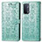 Leather Case Stands Fashionable Pattern Flip Cover Holder S03D for OnePlus Nord N200 5G