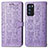 Leather Case Stands Fashionable Pattern Flip Cover Holder S03D for Oppo Reno6 Pro 5G India