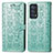 Leather Case Stands Fashionable Pattern Flip Cover Holder S03D for Oppo Reno6 Pro+ Plus 5G