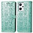 Leather Case Stands Fashionable Pattern Flip Cover Holder S03D for Oppo Reno7 A