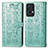 Leather Case Stands Fashionable Pattern Flip Cover Holder S03D for Oppo Reno7 Pro 5G