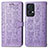 Leather Case Stands Fashionable Pattern Flip Cover Holder S03D for Oppo Reno7 Pro 5G