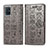 Leather Case Stands Fashionable Pattern Flip Cover Holder S03D for Samsung Galaxy A51 4G
