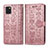 Leather Case Stands Fashionable Pattern Flip Cover Holder S03D for Samsung Galaxy Note 10 Lite