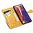 Leather Case Stands Fashionable Pattern Flip Cover Holder S03D for Samsung Galaxy Note 20 5G