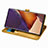 Leather Case Stands Fashionable Pattern Flip Cover Holder S03D for Samsung Galaxy Note 20 Ultra 5G