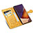 Leather Case Stands Fashionable Pattern Flip Cover Holder S03D for Samsung Galaxy Note 20 Ultra 5G