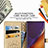 Leather Case Stands Fashionable Pattern Flip Cover Holder S03D for Samsung Galaxy Note 20 Ultra 5G