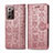 Leather Case Stands Fashionable Pattern Flip Cover Holder S03D for Samsung Galaxy Note 20 Ultra 5G