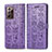 Leather Case Stands Fashionable Pattern Flip Cover Holder S03D for Samsung Galaxy Note 20 Ultra 5G