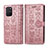 Leather Case Stands Fashionable Pattern Flip Cover Holder S03D for Samsung Galaxy S10 Lite