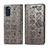 Leather Case Stands Fashionable Pattern Flip Cover Holder S03D for Samsung Galaxy S20