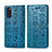 Leather Case Stands Fashionable Pattern Flip Cover Holder S03D for Samsung Galaxy S20