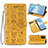 Leather Case Stands Fashionable Pattern Flip Cover Holder S03D for Samsung Galaxy S20 Plus 5G
