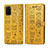 Leather Case Stands Fashionable Pattern Flip Cover Holder S03D for Samsung Galaxy S20 Plus 5G