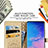 Leather Case Stands Fashionable Pattern Flip Cover Holder S03D for Samsung Galaxy S20 Ultra 5G