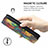 Leather Case Stands Fashionable Pattern Flip Cover Holder S03D for Samsung Galaxy S22 Ultra 5G