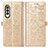 Leather Case Stands Fashionable Pattern Flip Cover Holder S03D for Samsung Galaxy Z Fold4 5G