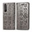 Leather Case Stands Fashionable Pattern Flip Cover Holder S03D for Sony Xperia 1 II