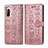 Leather Case Stands Fashionable Pattern Flip Cover Holder S03D for Sony Xperia 10 II