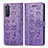 Leather Case Stands Fashionable Pattern Flip Cover Holder S03D for Sony Xperia 5 II