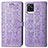 Leather Case Stands Fashionable Pattern Flip Cover Holder S03D for Vivo V20