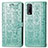 Leather Case Stands Fashionable Pattern Flip Cover Holder S03D for Vivo Y20