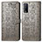 Leather Case Stands Fashionable Pattern Flip Cover Holder S03D for Vivo Y20