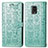 Leather Case Stands Fashionable Pattern Flip Cover Holder S03D for Xiaomi Redmi Note 9 Pro